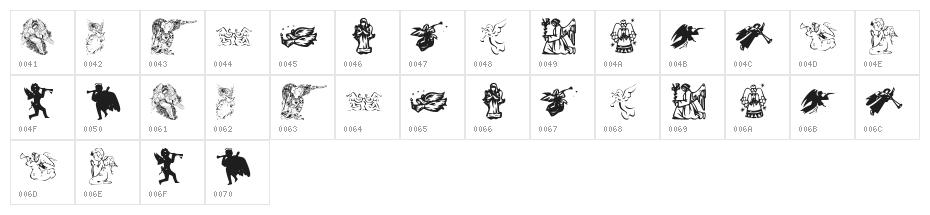 KR Christmas Angels Character Map