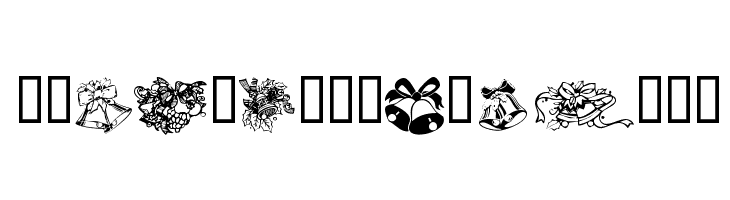 KR Christmas Bells Font