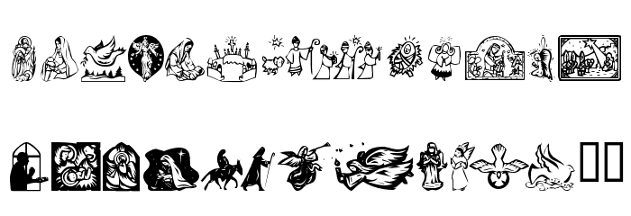 KR Christmas Dings 2004 Four Font OTHER CHARS