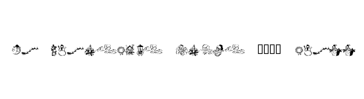 KR Christmas Dings 2004 Three Font
