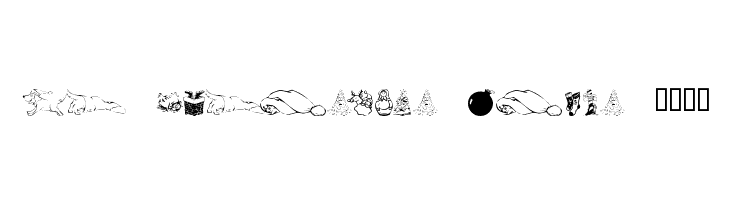 KR Christmas Dings 2004 Font