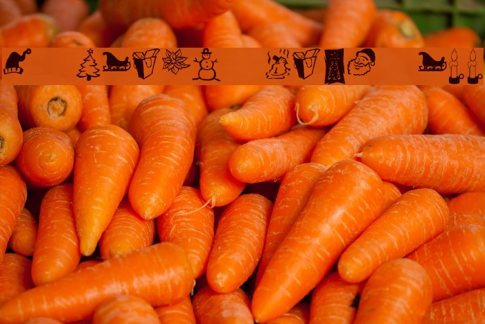 KR Christmas Dings Three Font examples
