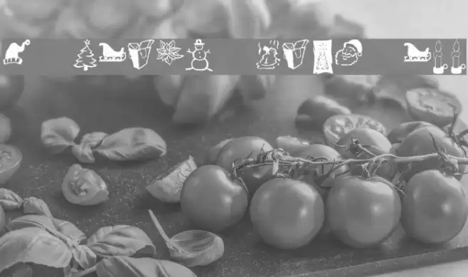 KR Christmas Dings Three Font examples