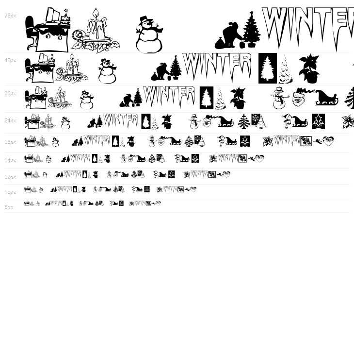 KR Christmas Time Waterfall