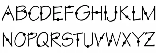KR Cirkle Schriftart Groß
