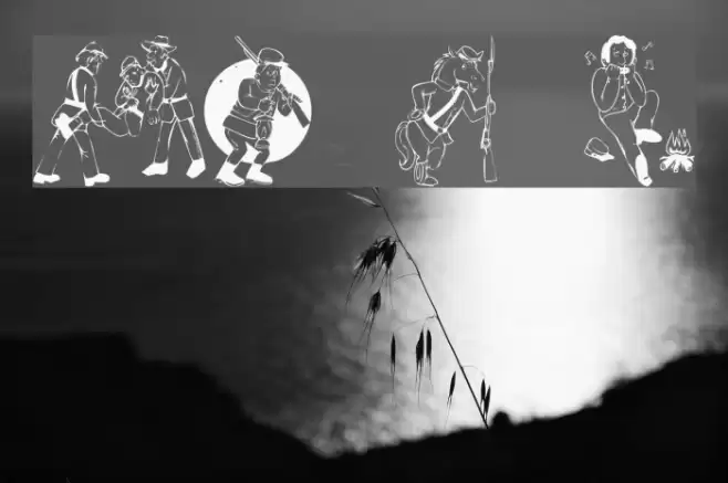 KR Civil War Font examples