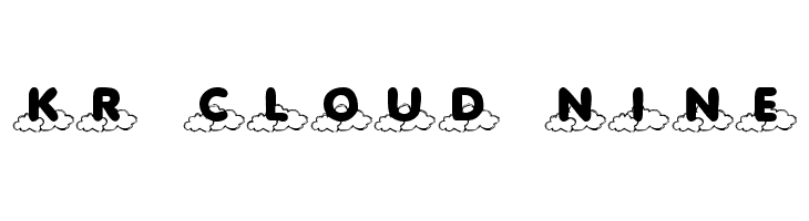 KR Cloud Nine Font