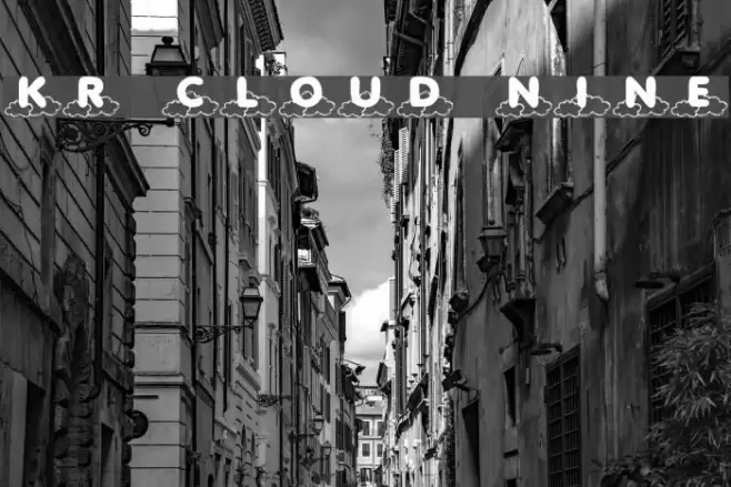 KR Cloud Nine Font examples