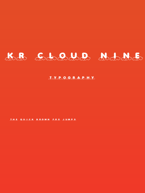 KR Cloud Nine Poster