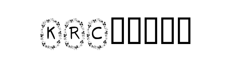 KR Clover Font