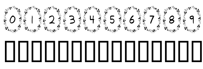 KR Clover Font OTHER CHARS