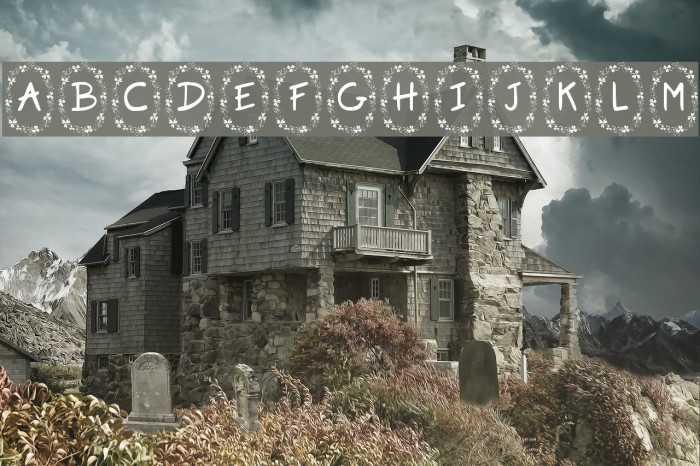 KR Clover Font examples