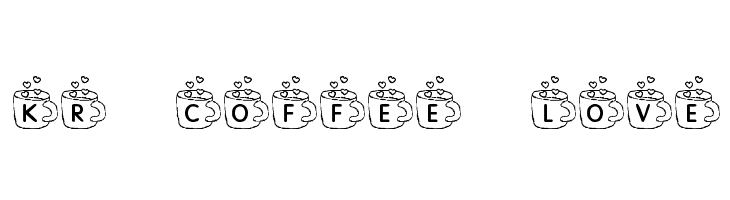 KR Coffee Love Font