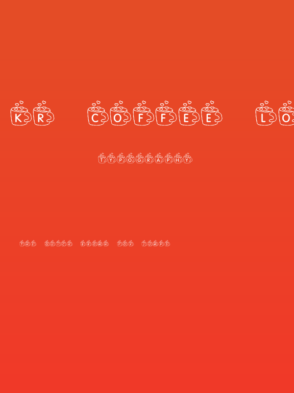 KR Coffee Love Poster