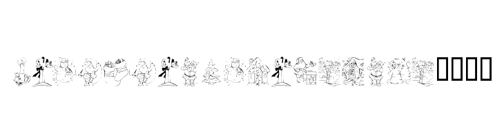 KR Color Me Christmas 2002  Free Fonts Download