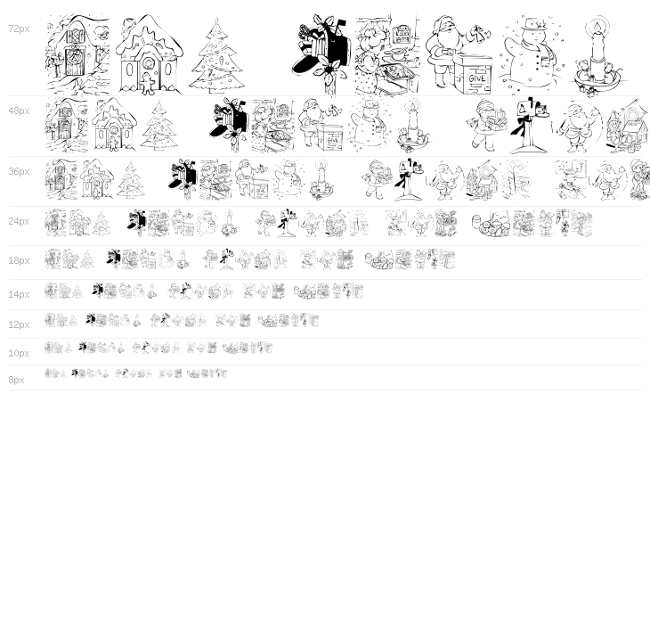 KR Color Me Christmas 2002 Waterfall