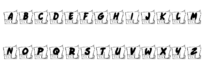 KR Come Monday Font OTHER CHARS