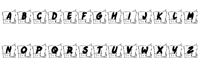 KR Come Monday Font LOWERCASE
