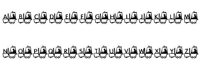 KR Construction Font LOWERCASE