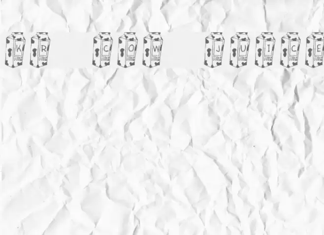 KR Cow Juice Font examples