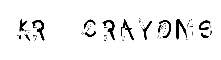 KR Crayons  font caratteri gratis