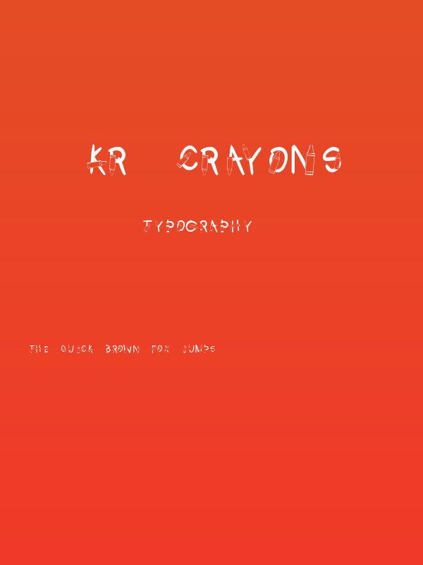 KR Crayons Poster