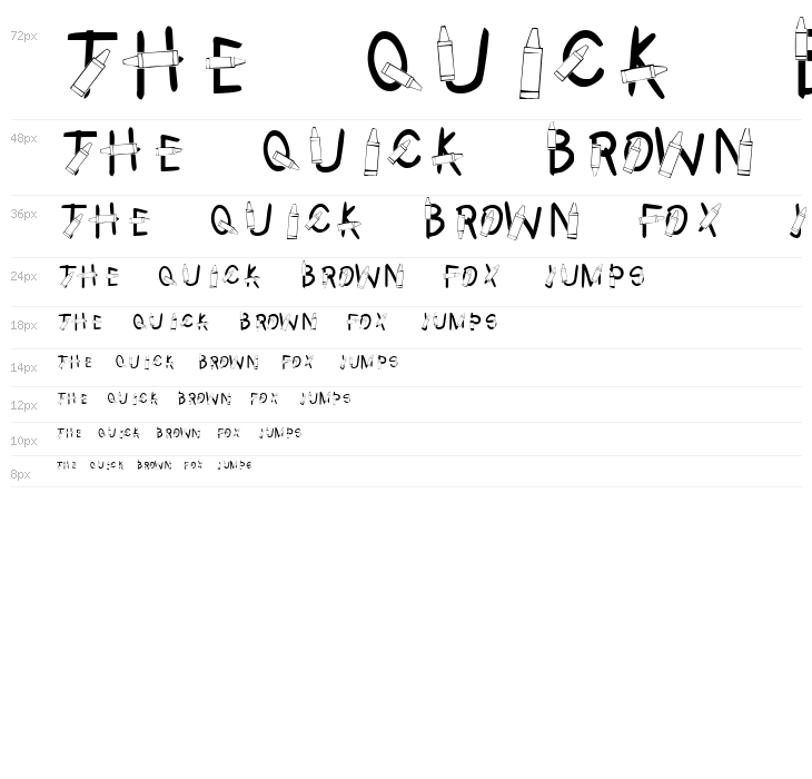 KR Crayons Waterfall