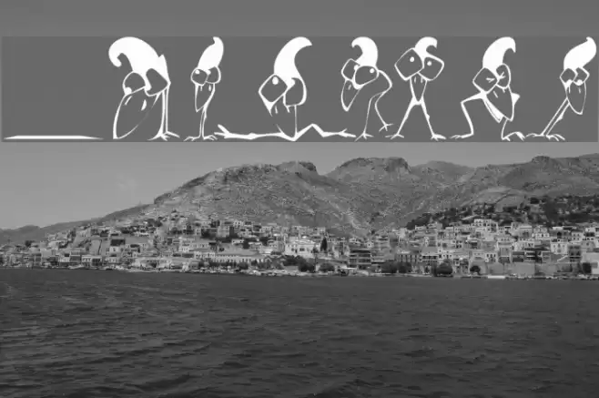 KR Crazy Crow Font examples