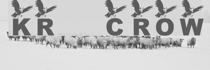 KR Crow Font examples