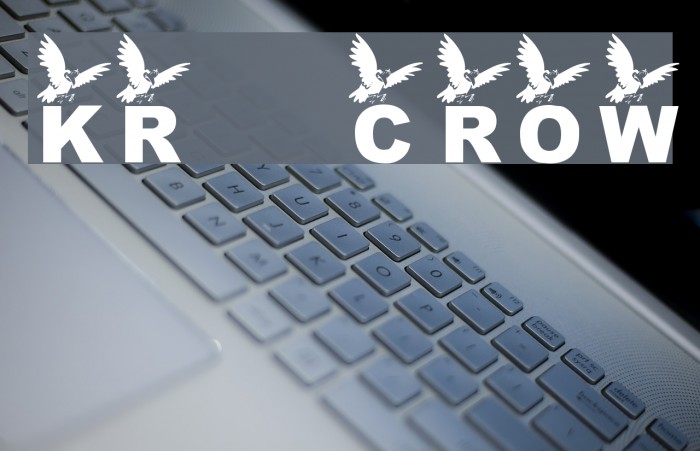 KR Crow Font examples