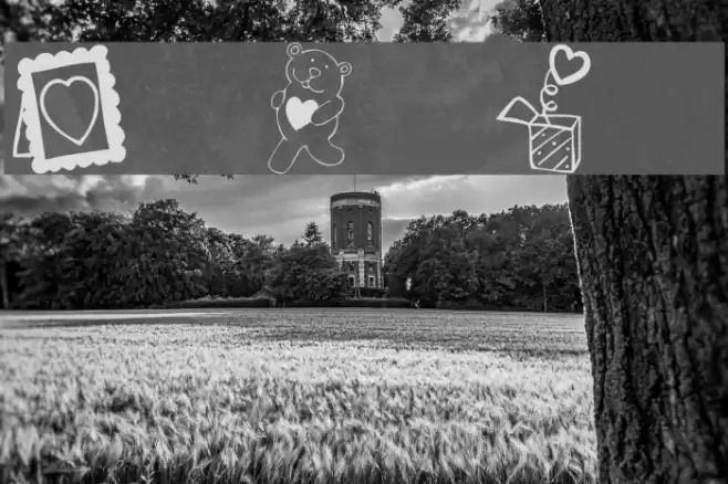 KR Cuori Divertenti 4 Font examples