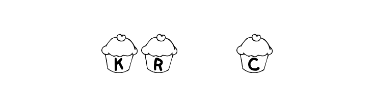 KR Cupcake لخطوط تنزيل