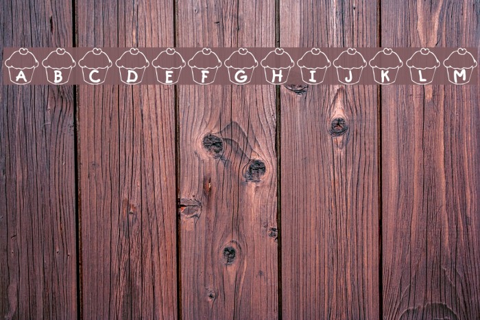 KR Cupcake Font examples