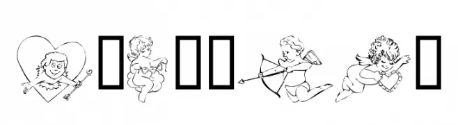 KR Cupids  font caratteri gratis