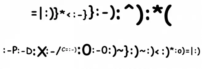 KR Deb's Emoticons Font LOWERCASE