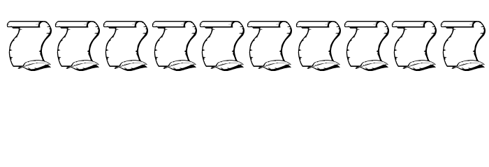 KR Declaration Font OTHER CHARS