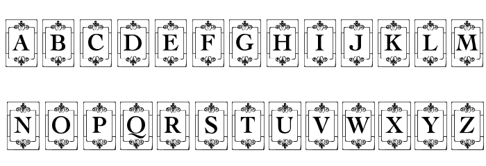 KR Deco Caps One Font OTHER CHARS