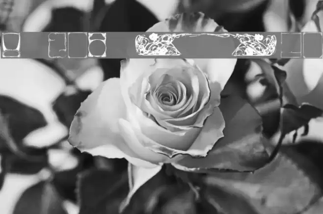 KR Deco Frames Font examples