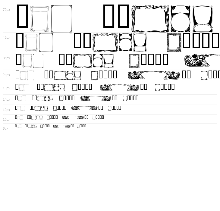 KR Deco Frames Waterfall