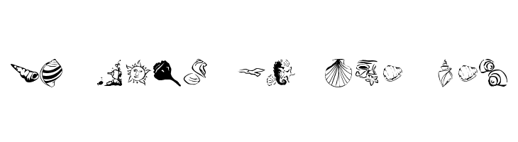 KR Down By The Sea  Free Fonts Download