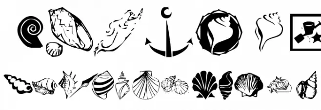 KR Down By The Sea Font OTHER CHARS