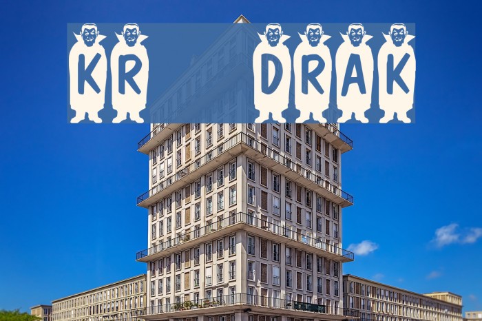 KR Drak Caratteri examples