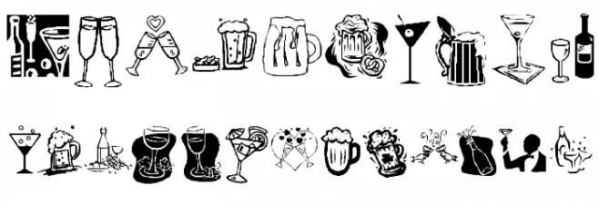 KR Drink Up! Font OTHER CHARS