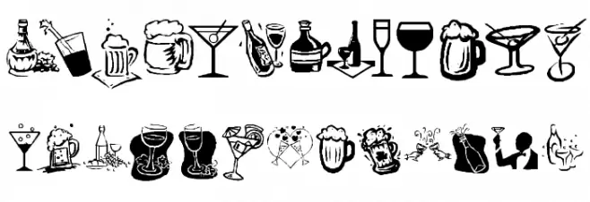 KR Drink Up! फ़ॉन्ट अपरकेस