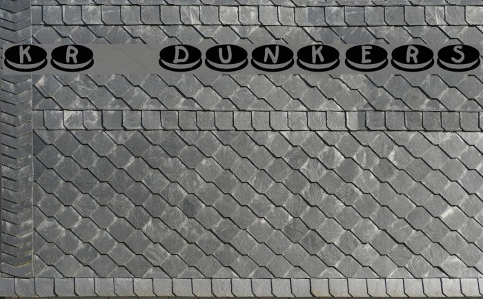 KR Dunkers Font examples