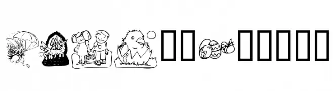 KR Easter 2003  Free Fonts Download