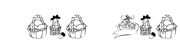 KR Easter Baskets  免费字体下载