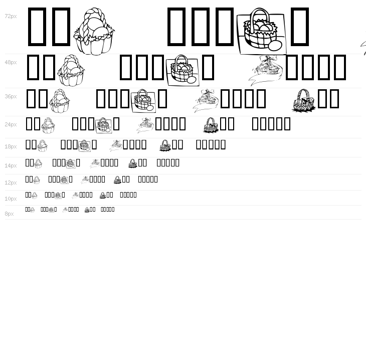 KR Easter Baskets Waterfall