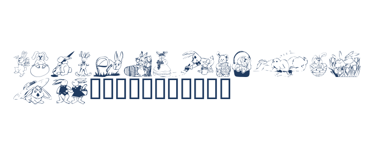 KR Easter Bunnies Lowercase