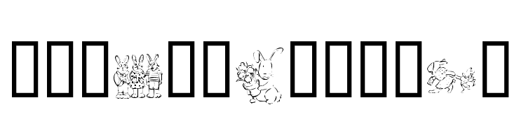 KR Easter Dings Font